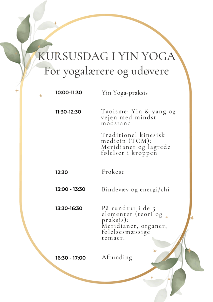 Kursusdag i yin yoga