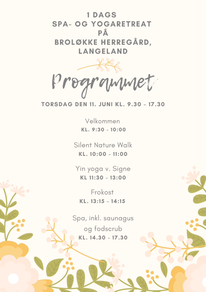 Program 1 dags retreat Broløkke