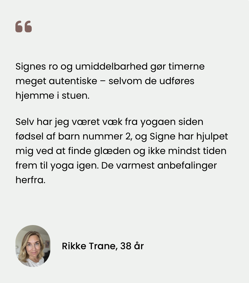 Testimonial11, Rikke Trane